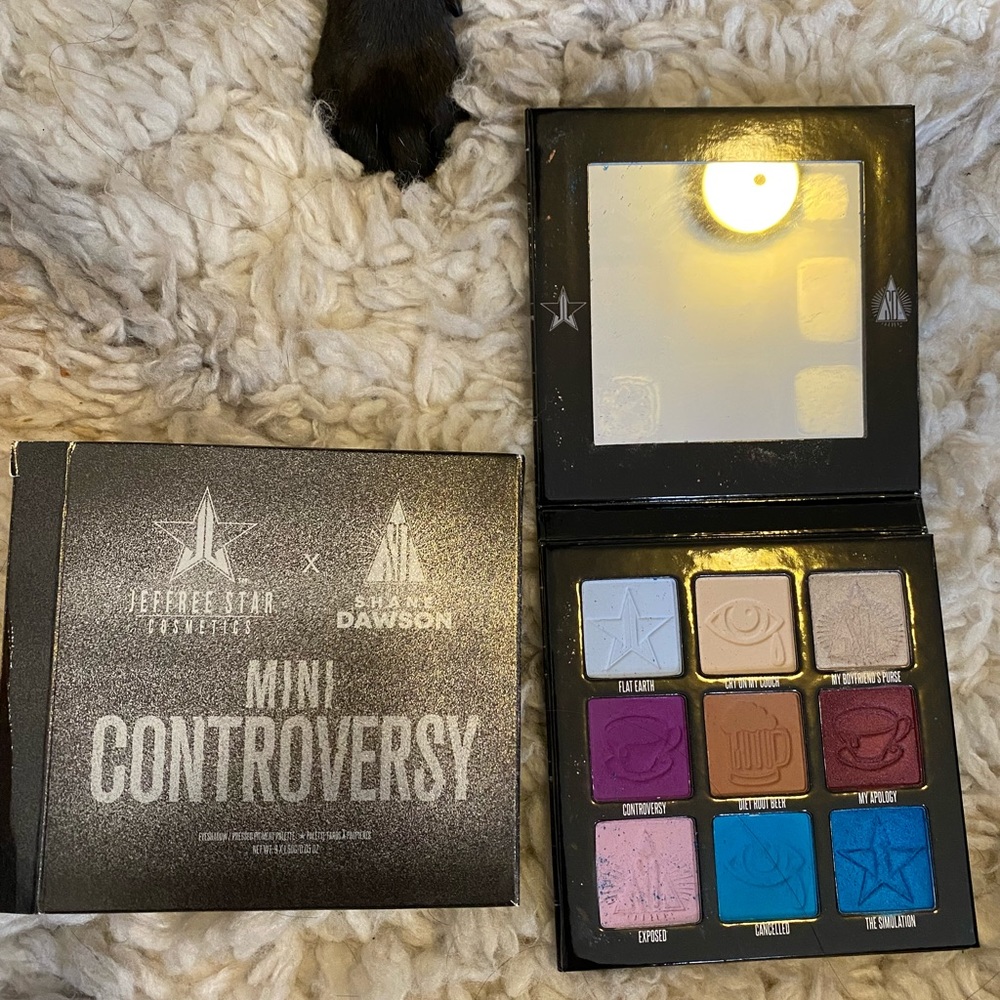 Shane Dawson Jeffree Star mini controversy palette